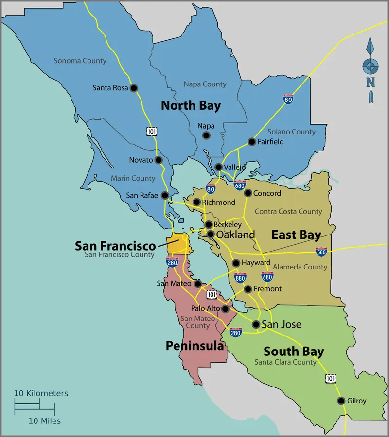 Map: Bayarea Map