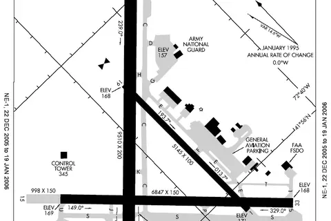 Map: Bdl Airport Map