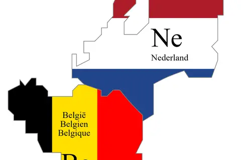 Map: Benelux Schematic Map
