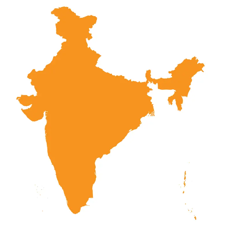 Map: Bharat India Map with Full Kashmir by Devilal