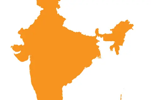 Map: Bharat India Map with Full Kashmir by Devilal