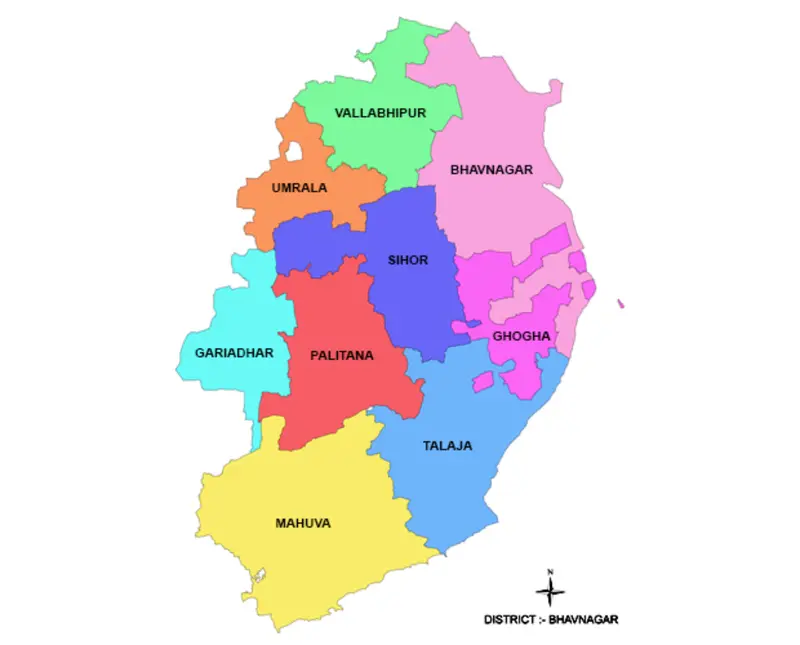 Map: Bhavnagar Gujarat Map