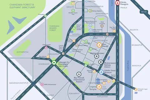 Map: Bhubaneswar Map
