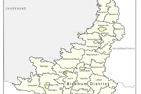Map: Birbhum District Map
