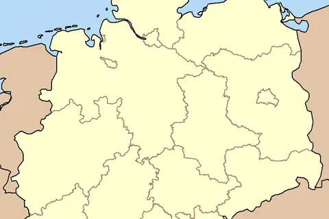 Map: Blank Map Germany States