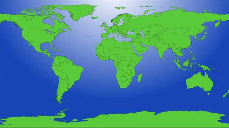 Map: Blank World Map