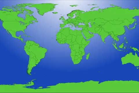 Map: Blank World Map