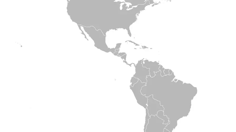 Map: Blankmapamericas