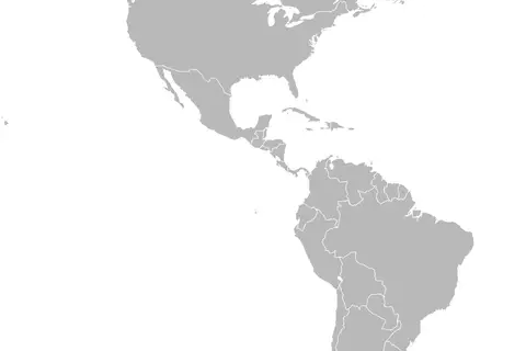 Map: Blankmapamericas