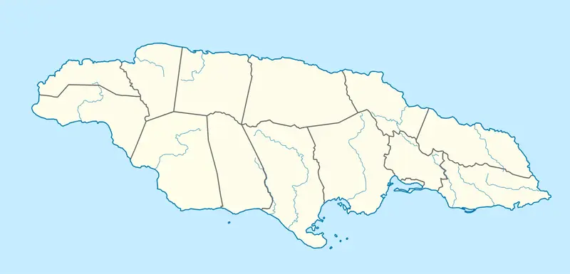Map: Blanks Map of Jamaica