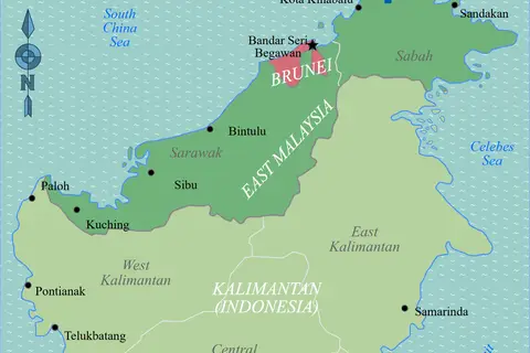Map: Borneo Map