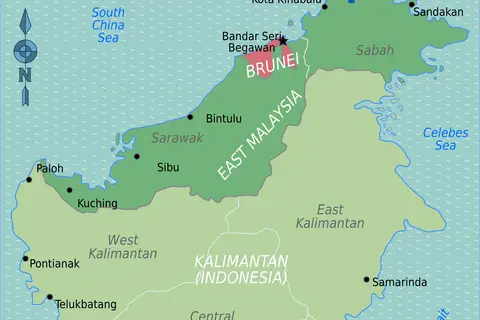 Map: Borneo Map
