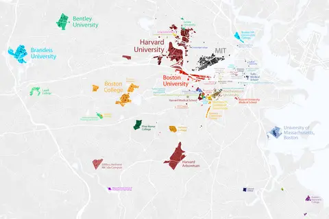Map: Boston College Town Map