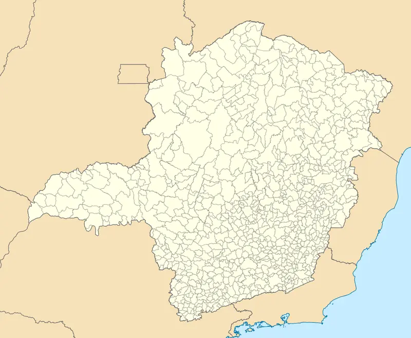 Map: Brazil Minas Gerais Location Map
