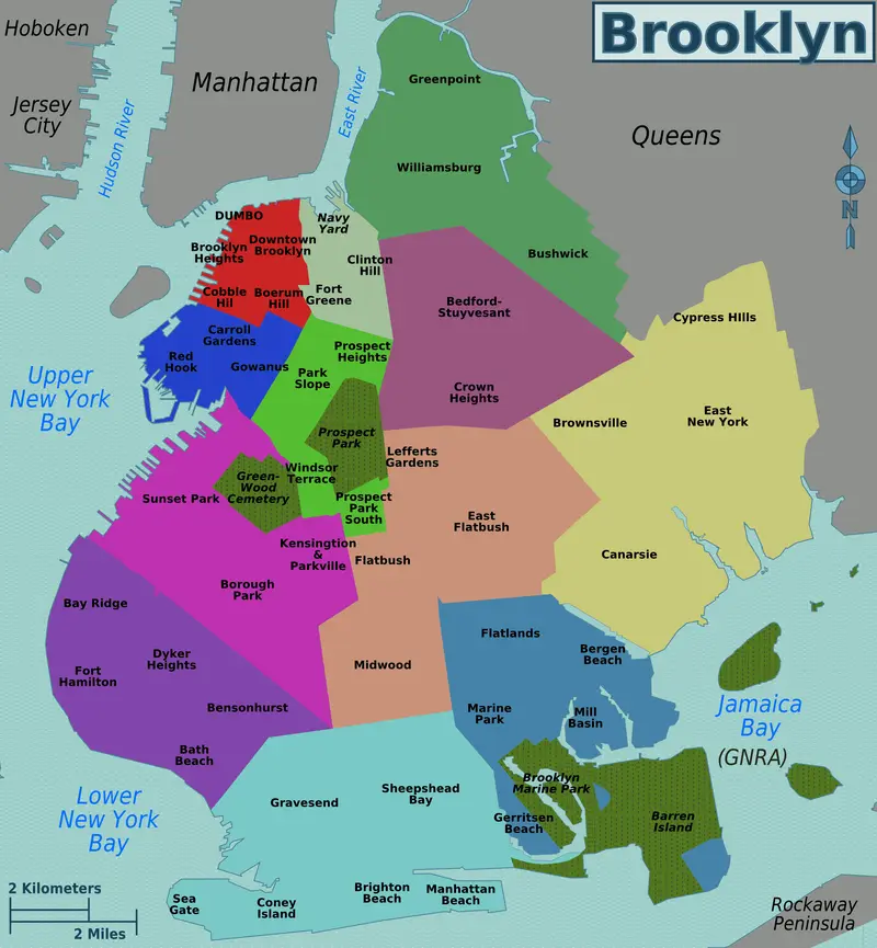 Map: Brooklyn Districts Map Draft 1