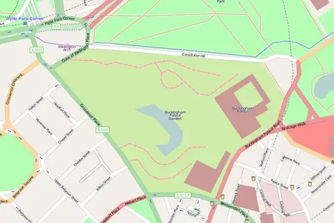 Map: Buckingham Palace Map
