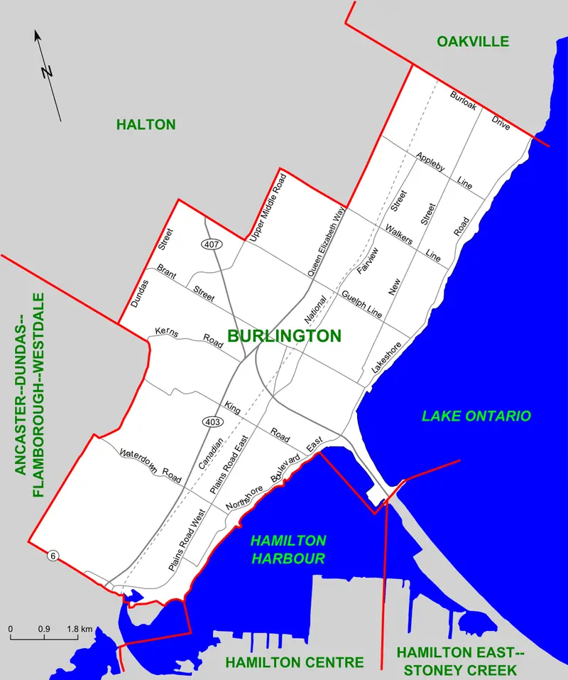 Map: Burlington Riding Map