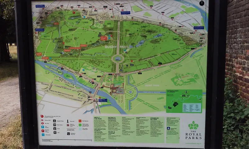 Map: Bushy Park Big Map