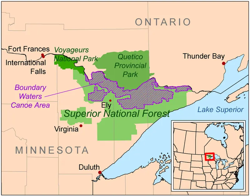 Map: Bwca Map