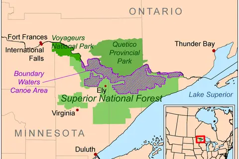 Map: Bwca Map
