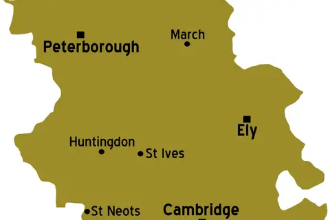 Map: Cambridgeshire Map