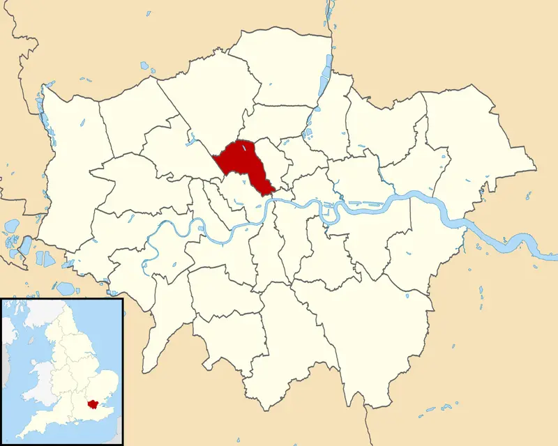 Map: Camden Uk Locator Map