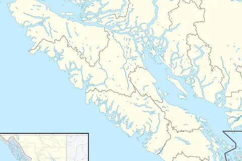 Map: Canada Vancouver Island Location Map
