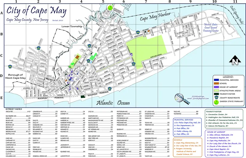 Map: Cape May Nj Map