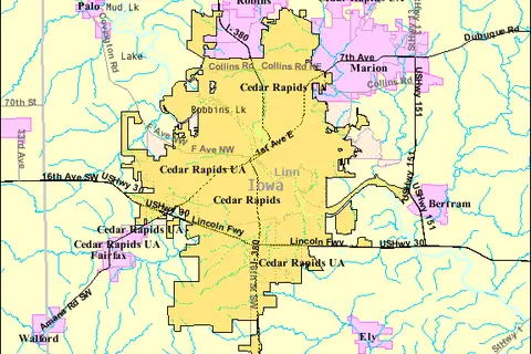 Map: Cedarrapids Map