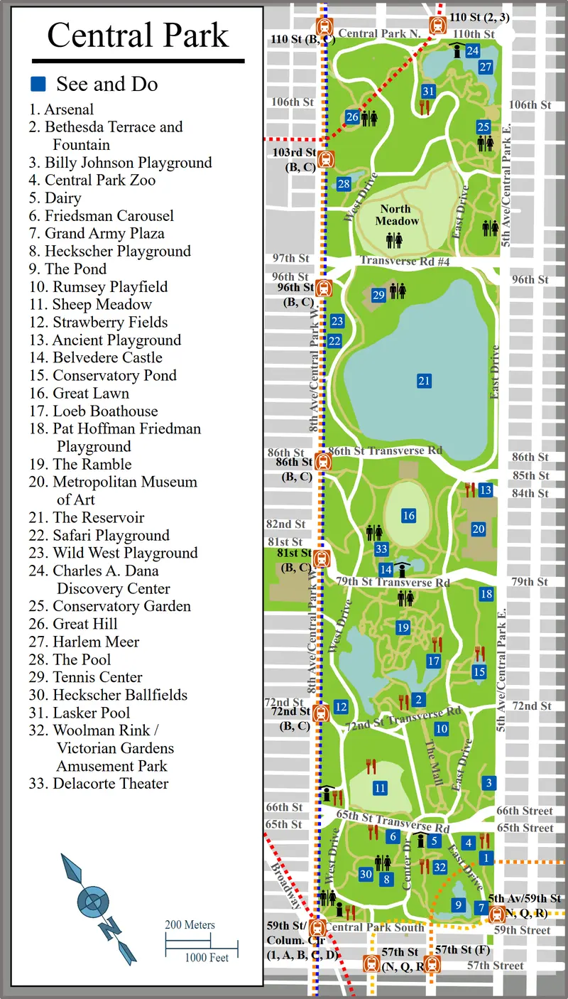 Map: Centralpark Map