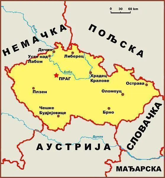 Map: Ceska Mapa