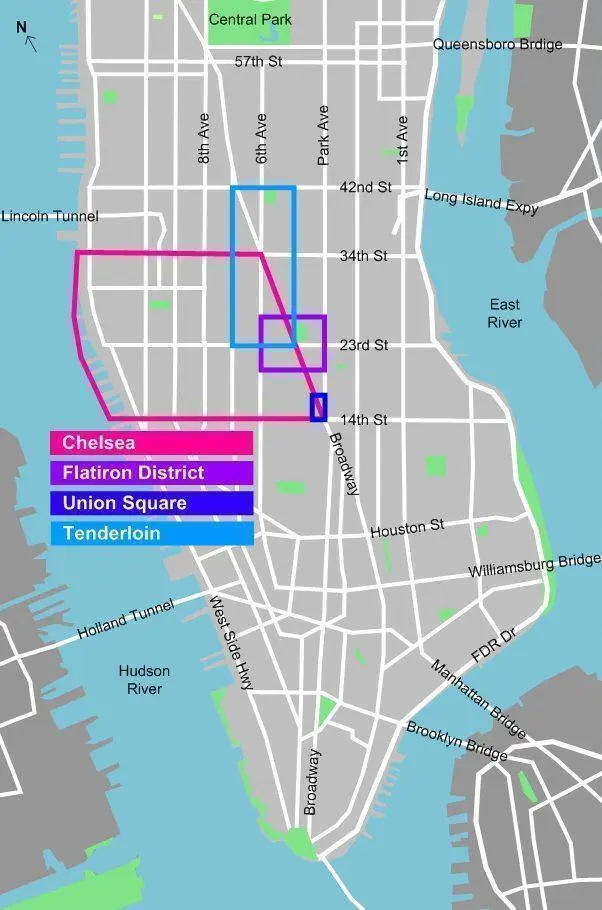 Map: Chelsea Nyc Map