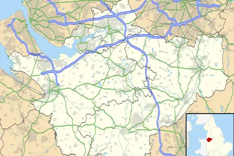 Map: Cheshire Uk Location Map