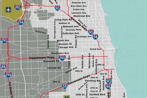 Map: Chicago Overview Map