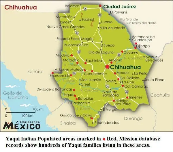 Map: Chihuahua Mexico Map