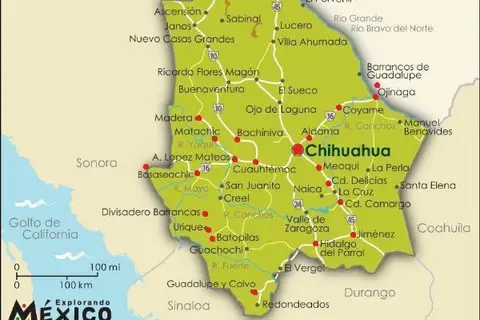 Map: Chihuahua Mexico Map