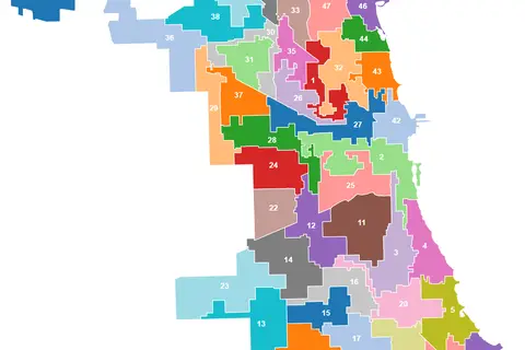 Map: City of Chicago Wards Map 20032015