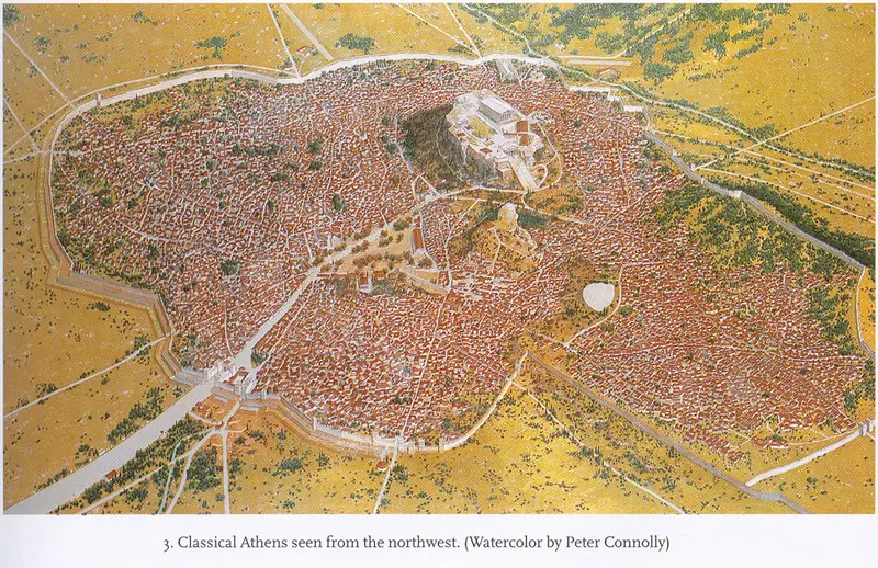 Map: Classical Athens