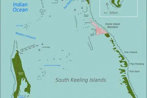 Map: Cocoskeelingislands Map