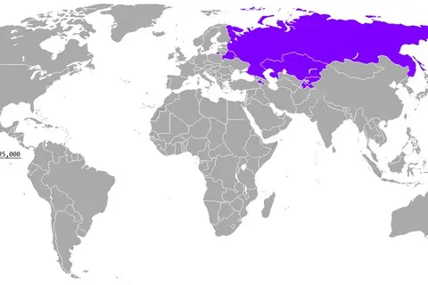 Map: Collective Security Treaty Organisation; CSTO Military Alliance