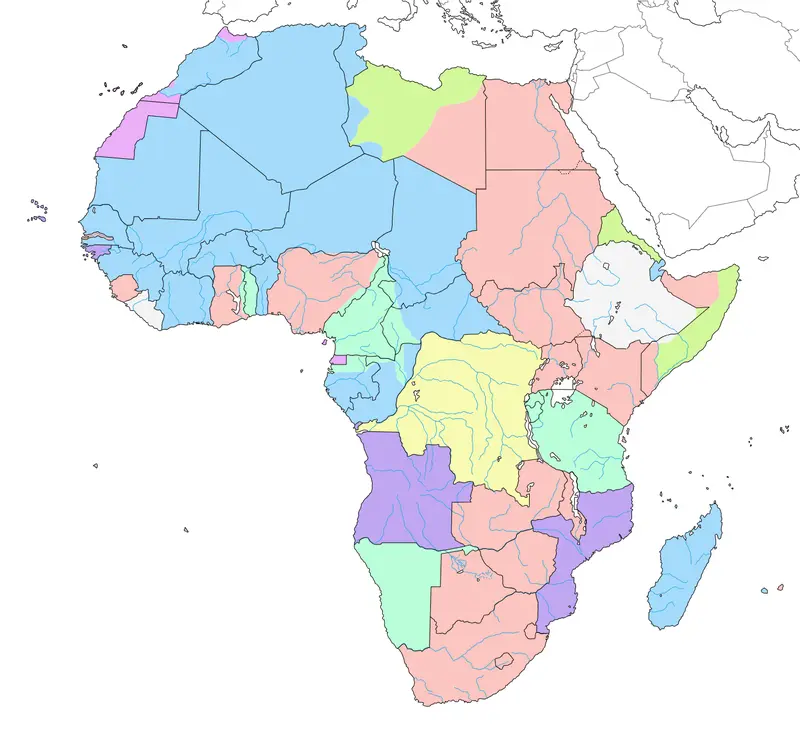 Map: Colonial Africa 1913 Map