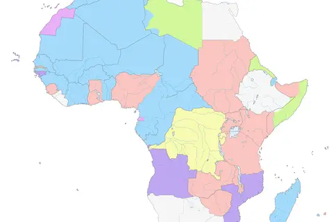 Map: Colonial Map of Africa in 1930