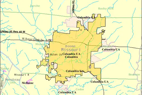 Map: Columbiamo Map
