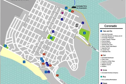 Map: Coronado Map