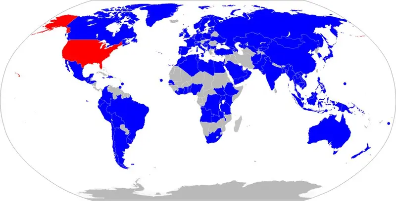 Map: Countries visited during Hillary Clinton’s tenure as US Secretary of State
