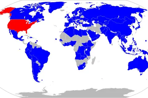 Map: Countries visited during Hillary Clinton’s tenure as US Secretary of State