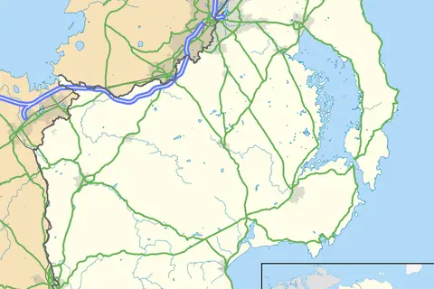 Map: County Down Uk Location Map
