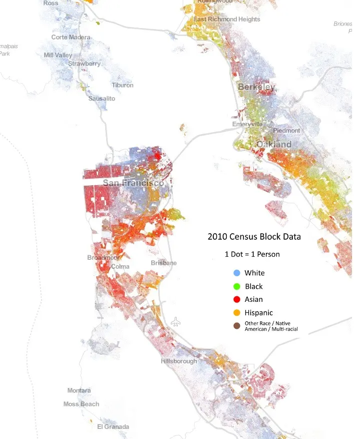 Map: Crap, the Bay Area is segregated!