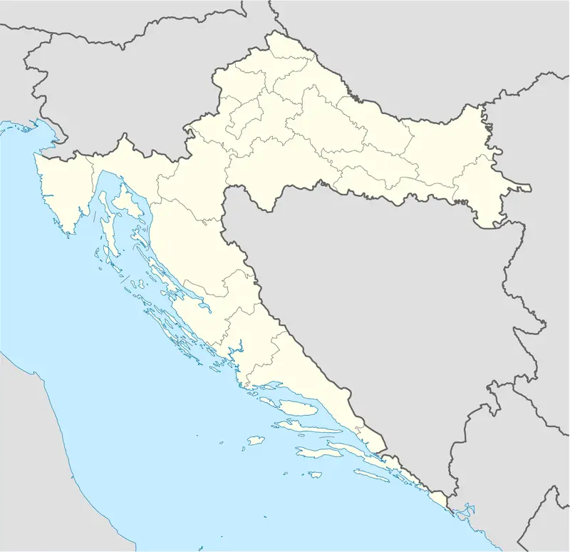 Map: Croatia Location Map