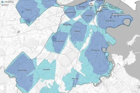 Map: Crowd-Sourced Boston Neighborhood Boundaries by Agreement